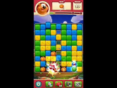 Toon Blast Level 10951 - NO BOOSTERS 🐻🐺🐱 | SKILLGAMING ✅