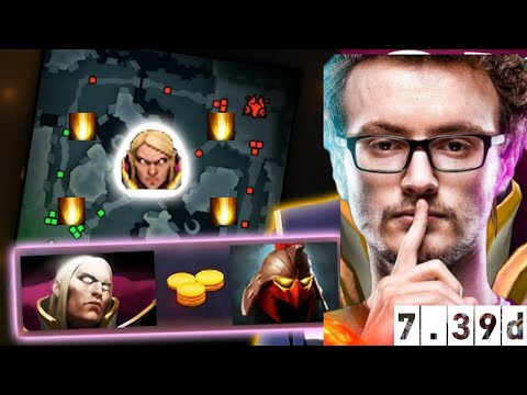 MIRACLE STYLE INVOKER – SUN STRIKE GOD 🔥 | Dota 2 Patch 7.39d