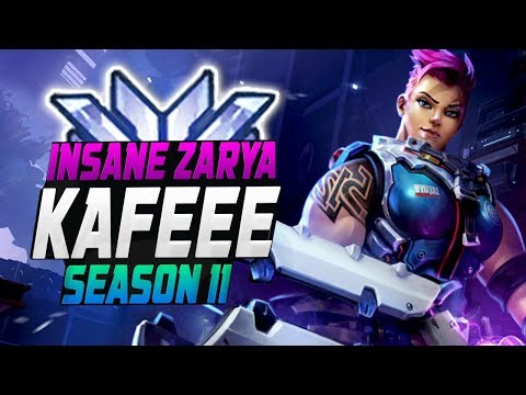 BEST ZARYA IN THE WORLD - Kafeee! 60 ELIMS![ OVERWATCH SEASON 11 TOP 500 ]