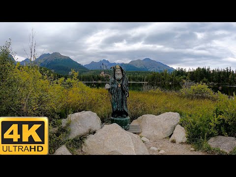 Relaxing Walk at Štrbské Pleso | Hidden Gem in the Tatras[Walking Tour 4K HDR] [SLOVAKIA]