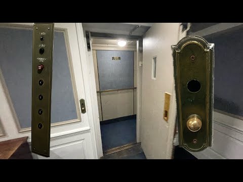 Awesome Antique Gated OTIS Traction Elevator | Cleveland, OH