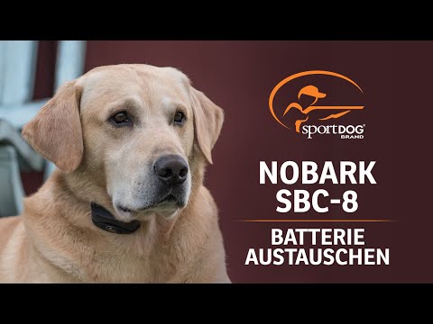 SportDOG® NoBark SBC-8: So tauschen Sie die Batterie aus - DE