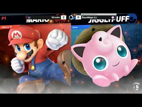 SOS 165 SSBU Grand Finals - Stroder (Greninja / Mario) vs BassMage (Jiggly Puff)