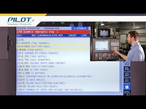 CNC Broaching Program for Milling and Turning Machines