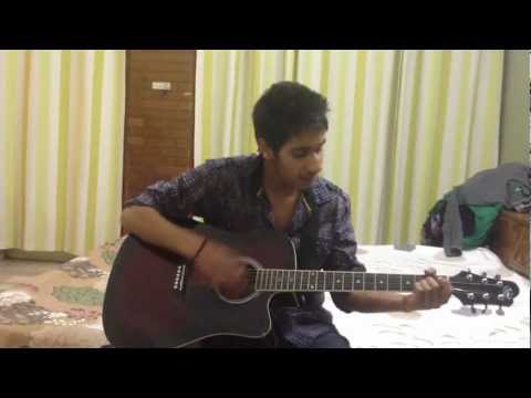jee chahe panchi hojavan on guitar by Nikhil,Fazilka