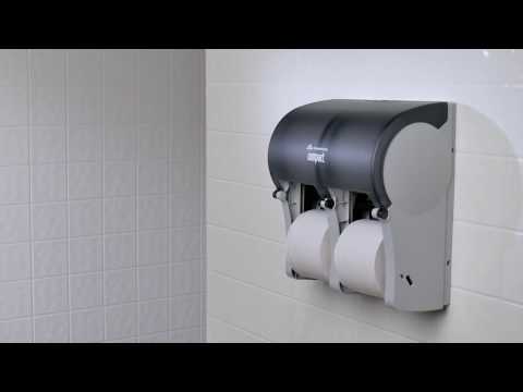 Compact tissue dispensers vertical and quad loading instruct...