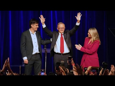 Video Thumbnail: Jubel bei Australiens Labor-Partei: Albanese gewinnt Parlamentswahlen