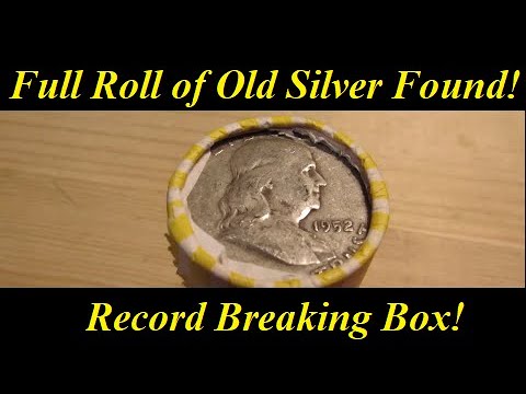 Epic Silver Score While Coin Roll Hunting Halves!!