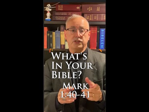 What's In Your Bible: Mark 1:41 Pity or Compassion