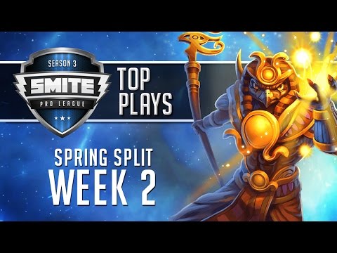 SMITE Pro League 2016 - Week 2 Top Plays (Spring Split)