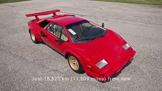 A True Unicorn - Fuel-injected 1985 Lamborghini Countach 5000S- August 28-30 | Auburn Auction 2025