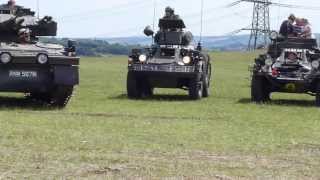 preview picture of video 'Tanks in Action 8 - Yorkshire Wartime Experience 2013'