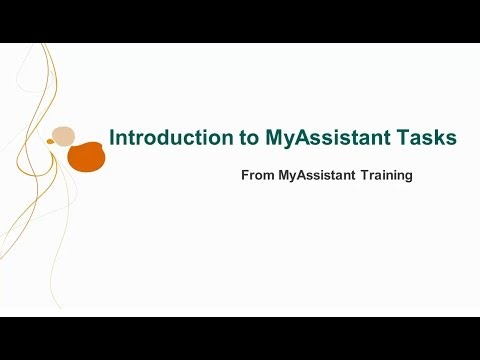 Introduction To Tasks In Myassistant