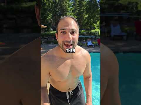 Right way to pee in the pool