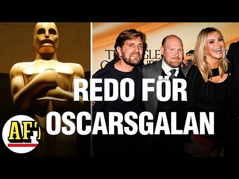 Svenske skådisen på plats i Hollywood för Oscarsgalan