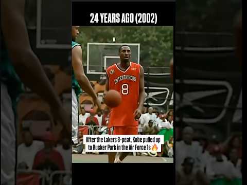 When Kobe pulled up to Rucker Park