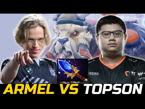 ARMEL VS TOPSON MID BATTLE - SANDKI9NG MID VS TUSKAR DOTA 2