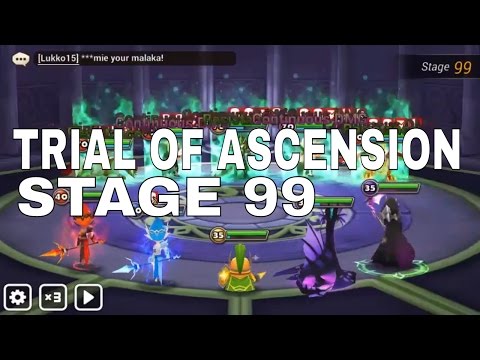 TOA 99 Leo Verdehile Spectra Stage - Summoners War No Nat 5 Gameplay