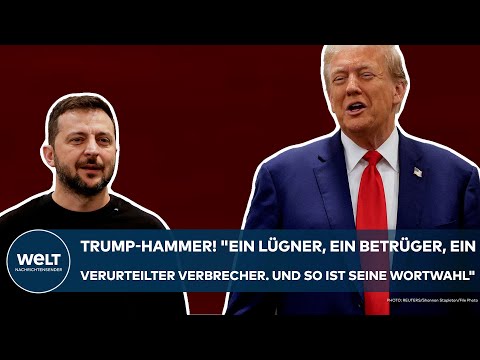 UKRAINE: Trump-Hammer! "Ein Lügner, Betrüger, verurteilter Verbrecher. Und so ist seine Wortwahl!"