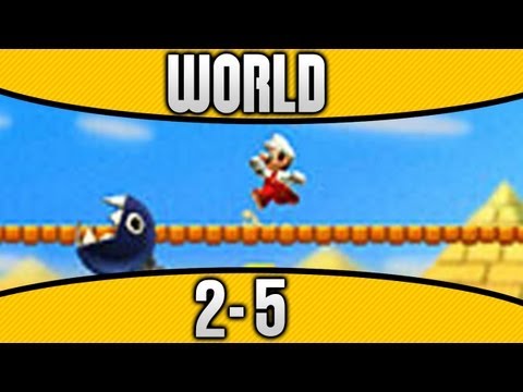 New Super Mario Bros. 2 - World 2-5 100% All Star Coins
