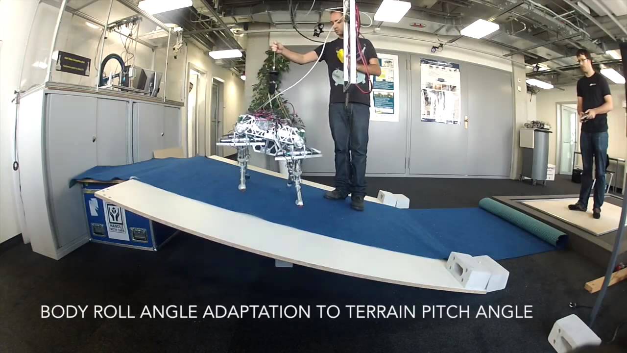 Dynamic Trotting on Slopes for Quadrupedal Robots