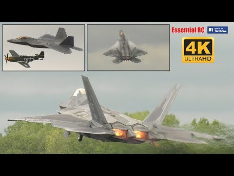 INCREDIBLE F-22A RAPTOR at RIAT 2017 (RAF Fairford) [*UltraHD and 4K*]