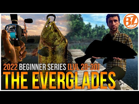 [F2P Lvl 20-30] Fishing Planet Everglades Guide! My BIGGEST FISH yet! | BZHub Beginner Series 2!