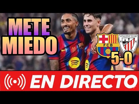 🚨🚨 EL BARÇA ATROPELLA (5-0) AL ATHLETIC SIN LAMINE Y METE MIEDO AL MADRID ANTES DEL DERBI
