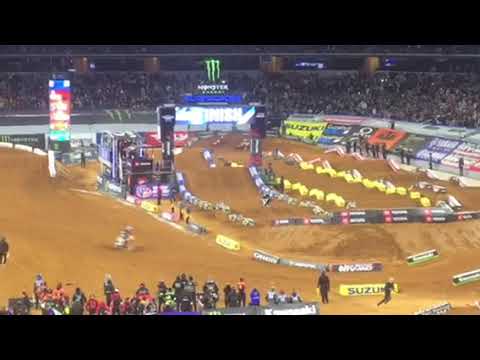 Supercross Cooper Webb beats Ken Roczen Dallas 2019 HOME VIDEO