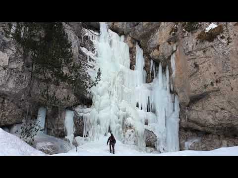 NEL REGNO DI GHIACCIO DELLA VAL ZEMOLA