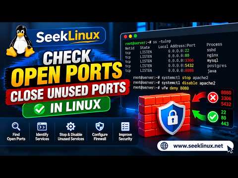 Check Open Ports and Close Unused Ports in Linux - SeekLinux