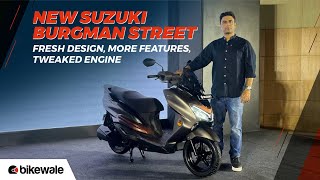 2026 Suzuki Burgman Street Walkaround I More features, bigger boot, revised engine specs I BikeWale