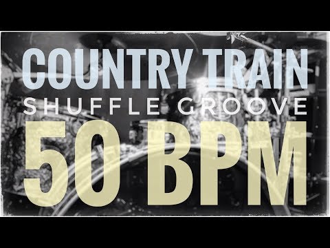 Country Train Shuffle Groove 🤠 50 BPM