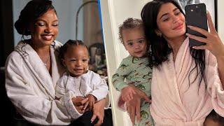 Gabby Sidibe, Halle Bailey, Meghan Markle, Kylie Jenner, and Paris Hilton on Mother’s Day with Love.