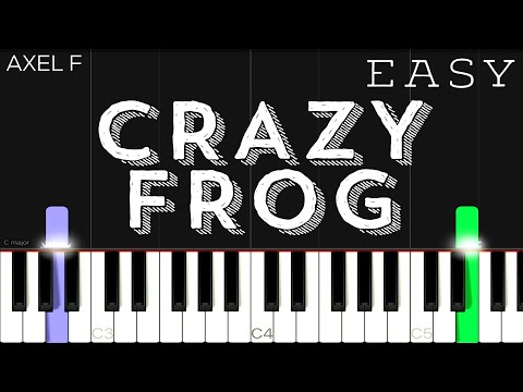 Axel F - Crazy Frog | EASY Piano Tutorial