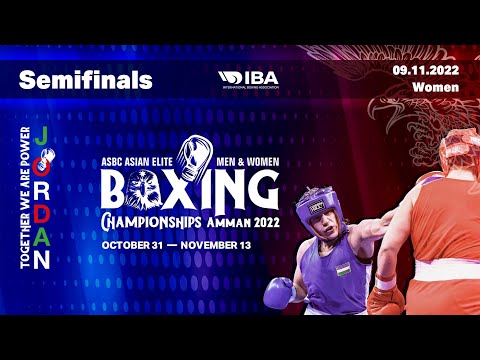 Semifinals Women | ASBC Asian Women’s & Men’s Elite Boxing Championships | Amman 2022