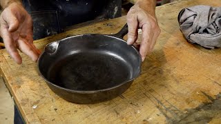 You just bought a dirty vintage cast iron skillet.. Now what? Let