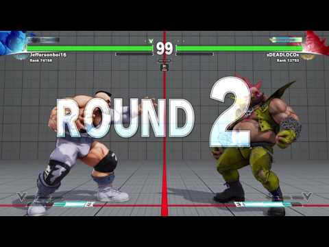 STREET FIGHTER V: Jeffersonboi16 Vs xDeadlockx