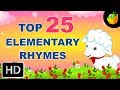 Top 25 Hit Songs For Elementary Kids 40 Mins English Nursery Rhymes Compilation HD Animation
