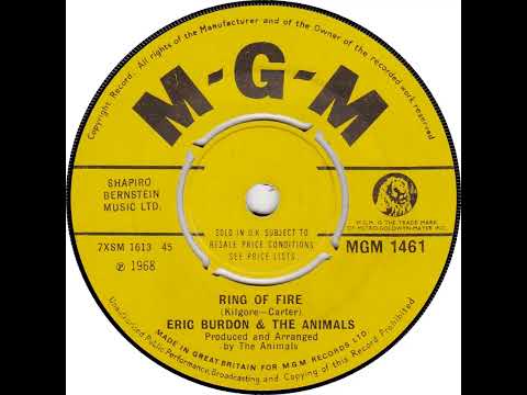 UK New Entry 1969 (7) Eric Burdon & The Animals - Ring Of Fire