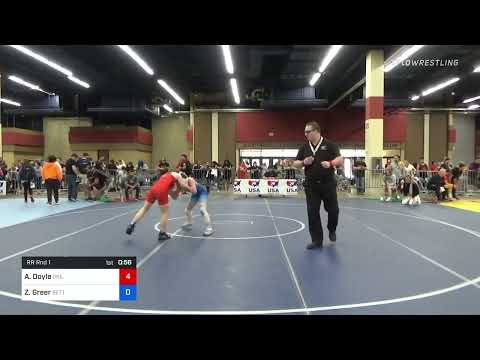 100 Lbs Rr Rnd 1 - Aubrie Doyle, Driller Wrestling Club Vs Zoe Greer, Betterman Elite Wrestling 9a