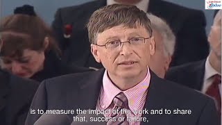 Learn English with Bill Gates Speech at Harvard Commencement Address - English Subtitle