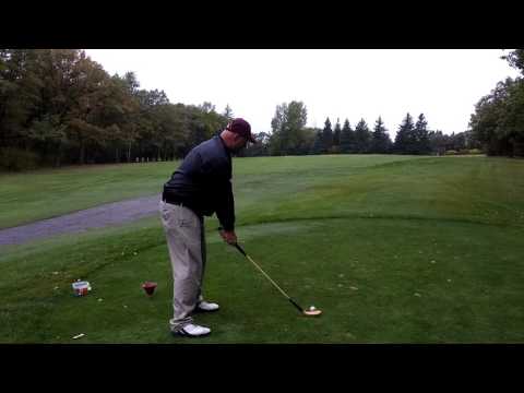 Hitting a replica brassie circa 1890's