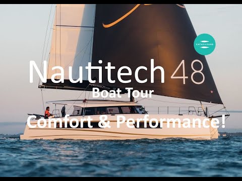 Nautitech 48 Open Sailing Catamaran - the New Flagship! Boat Tour, Walkaround, Specs & Prices