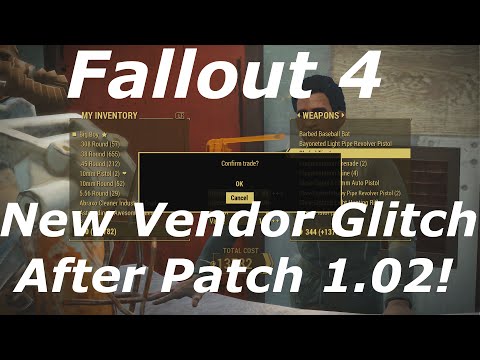 Fallout 4 New Vendor Glitch / Exploit AFTER PATCH! Infinite Free Items & Caps! (Fallout 4 Glitches)