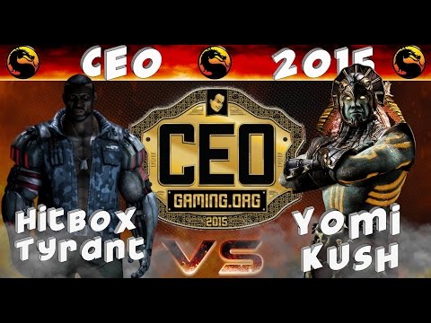 ** CLOSE MATCH WOW ** Mortal Kombat X: CEO 2015 - HitBox Tyrant vs Yomi Kush