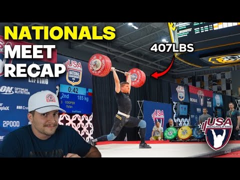 Dylan Cooper 96KG | USA Weightlifting Nationals Meet Recap