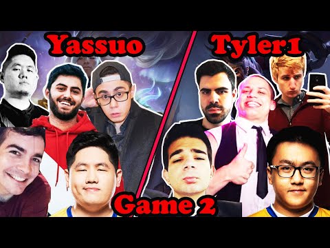 Tyler1 VS Yassuo Twitch Rivals  GAME 2 ( Tyler, IreliaCarriesU,... Yasuo, TF blade..)
