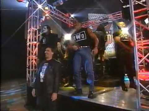 (4.14.1997) Road to Slamboree '97 Part 1 - nWo takes over the broadcast booth