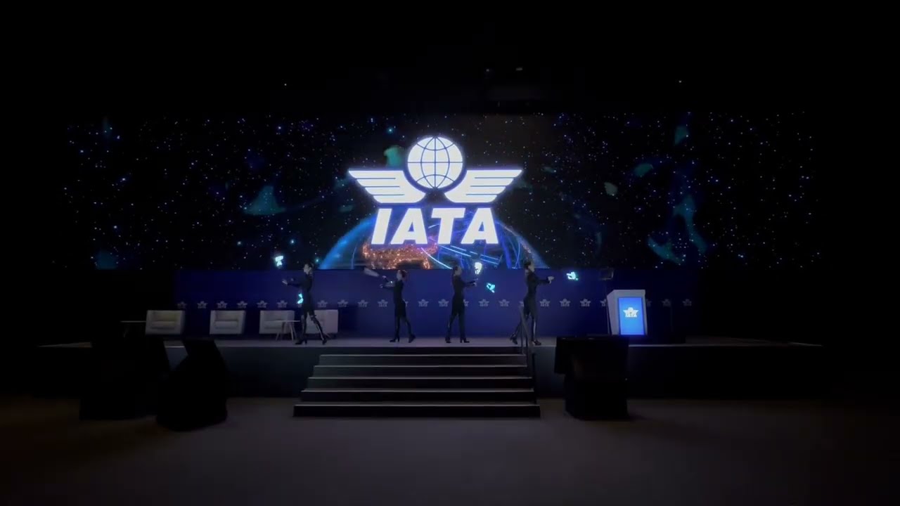 promo video led screen Immersive show for IATA